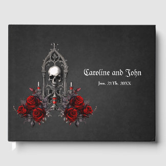 Underbart bra mörk, god bröllop-design. gästböcker