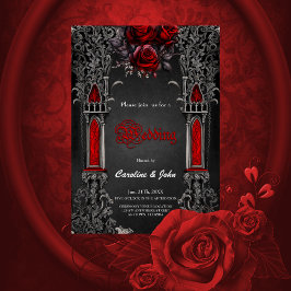 Underbart bra mörk, god bröllop-design. inbjudningar