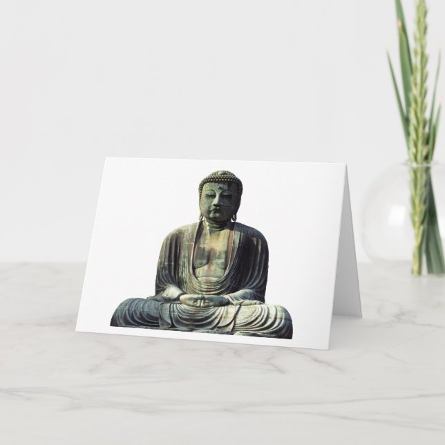 Underbart buddha-gratulationskort kort (Framsida)