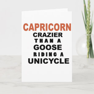 Underbart Capricorn-födelsedagskort Kort