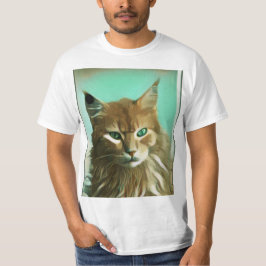Underbart Cat Design T Shirt