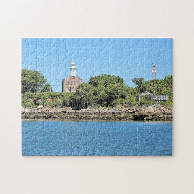 Underbart Connecticut för kaptenöfyr pussel (Horisontell)