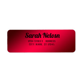 Underbart, Coola, söt, modern juletikett Returadress Etikett