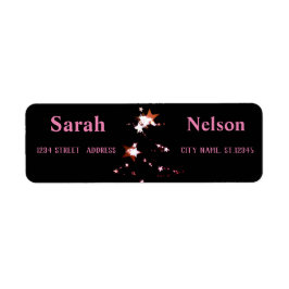 Underbart, Coola, söt, modern juletikett Returadress Etikett