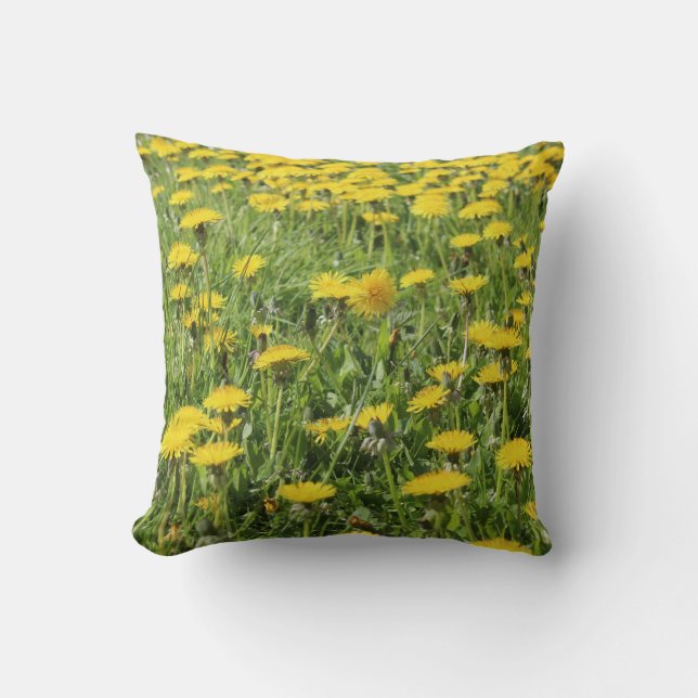 Underbart Dandelion Pillow Kudde (Framsida)