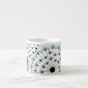 Underbart Dandelions Blue Espresso Mugg Espressomugg