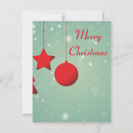 Underbart, Fantastisk, underbar jul Bollar Julkort