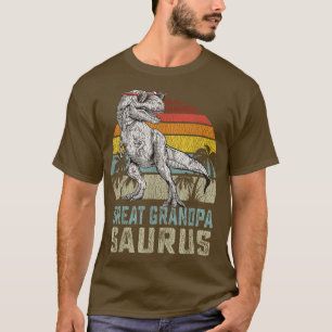 Underbart farpass T Re Dinosaur Grandpa Saurus F Shirt