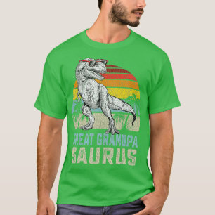 Underbart farpass T Rex Dinosaur Grandpa Saurus Shirt
