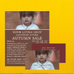 Underbart flicka, barnkläder, reklam reklamblad<br><div class="desc">Barns klädbutiksannonsörer med Affärskortet Store.</div>