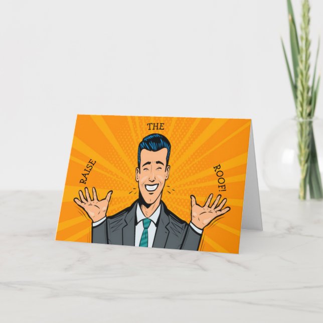 Underbart födelsedagskort Superskoj Party Helgkort (Framsida)