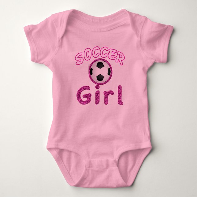 Underbart fotboll Baby Body Kostym T-shirt (Framsida)