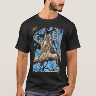 Underbart foto för Horned uggla Tee Shirt