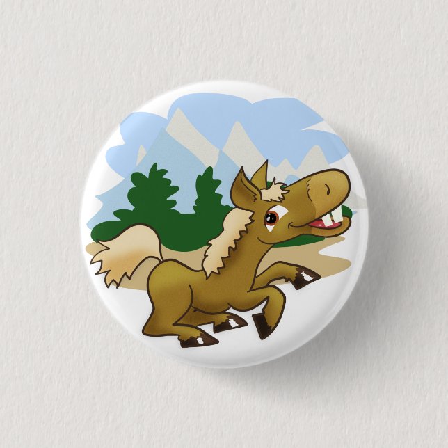 Underbart Galloping Horse Knapp (Framsida)