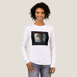 Underbart gjord svart, långblöjad skjorta t shirt
