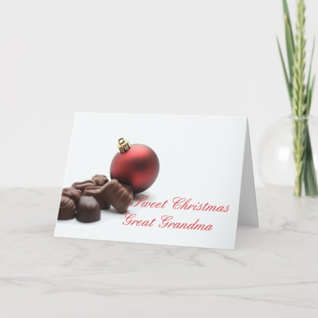 Underbart Grandma God jul-kort Helgkort (Framsida)