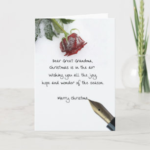 Underbart Grandma God jul-kort Helgkort