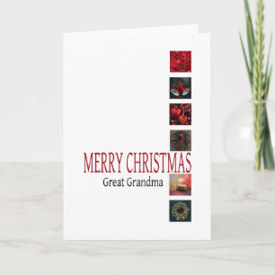 Underbart Grandma God jul-kort Helgkort