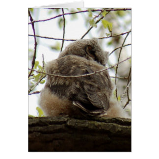 Underbart häftat ägarkort hälsningskort