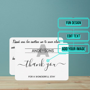 Underbart håll tack kort