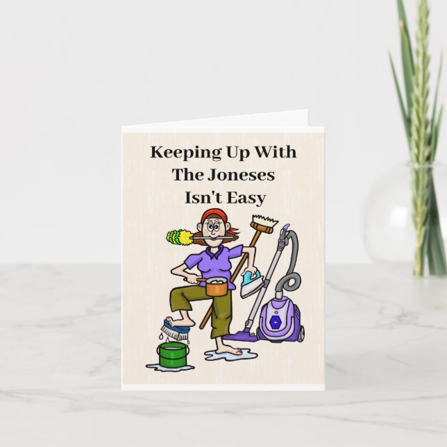 Underbart hälsningskort för bostadsmakare på dagen kort (Framsida)