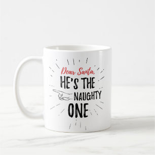 Underbart Helgdag Kära jultomten Typografi Cute Kaffemugg