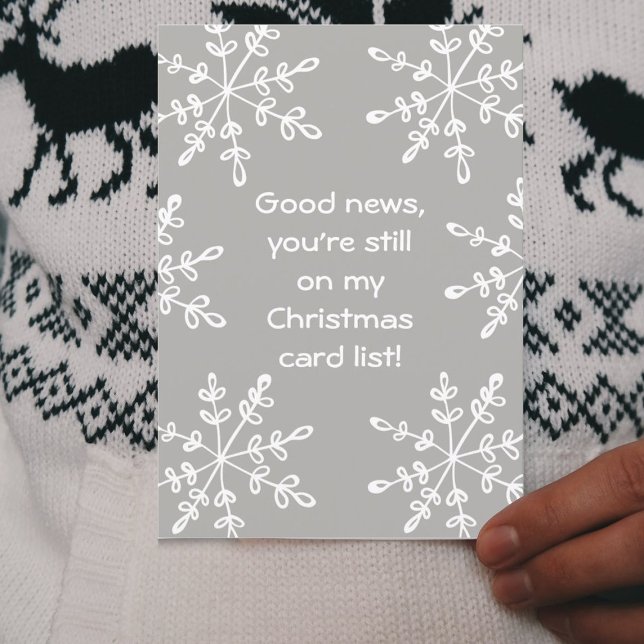 Underbart Helgdag Snowflake julkort (Skapare uppladdad)