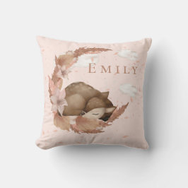 Underbart Hjort och moln Stars Nursery Throw Pillo Kudde