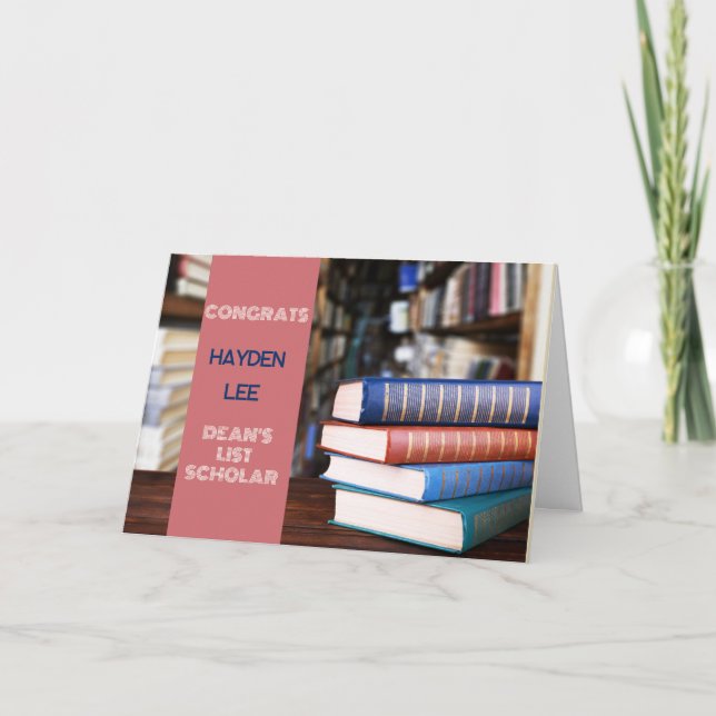 Underbart jobb! DEANS gratulerara LIST-KORT Kort (Framsida)