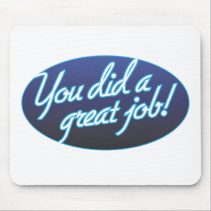 Underbart jobb Mousepad Musmatta