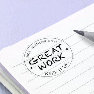 Underbart jobb   Personlig Lärare Stämpel