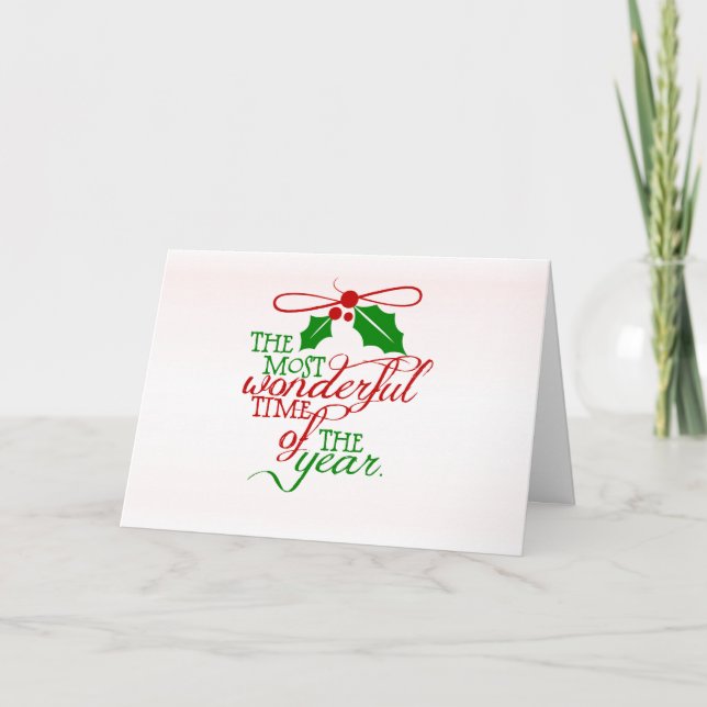 Underbart Julhälsningar julkort Helgkort (Framsida)