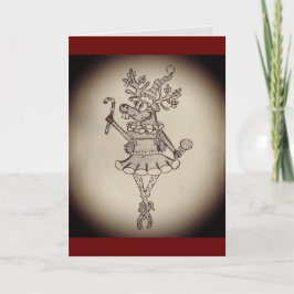 Underbart julkort helgkort