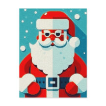 Underbart jultomtevykort för Helgdag