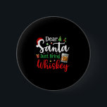 Underbart, kära tomten, ta med Whiskey-jul Paja Knapp<br><div class="desc">Lusnyj,  kära Santa,  ta med Whiskey jul Pajamas</div>
