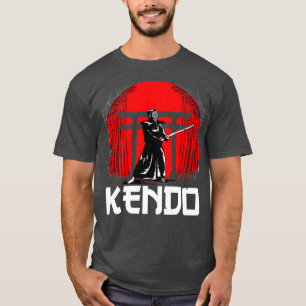 Underbart Kendo Samurai Design Japan Warrior Sword T Shirt