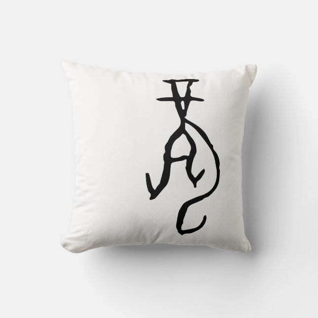 Underbart kinesiskt Zodiac-Dragon-#001- Kudde (Framsida)