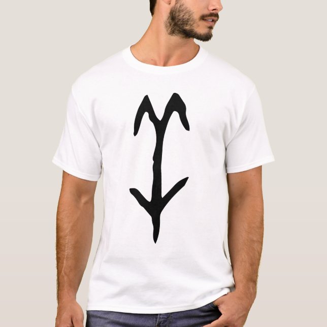 Underbart kinesiskt Zodiac-Goat-#001-03- T Shirt (Framsida)