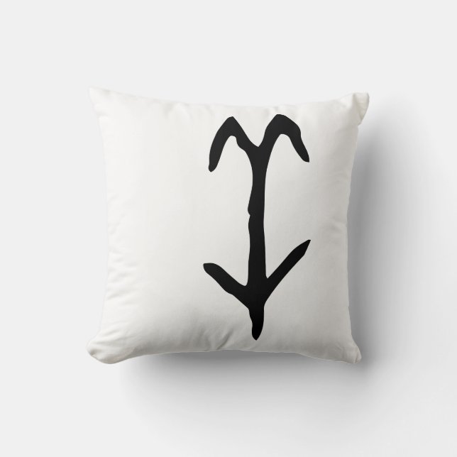 Underbart kinesiskt Zodiac-Goat-#001- Dekorativ ku Kudde (Framsida)