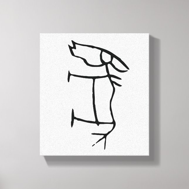 Underbart kinesiskt Zodiac-Horse-#001- Canvastryck (Framsida)