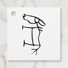 Underbart kinesiskt Zodiac-Horse-#001- Gåvor Etiketter