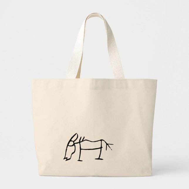 Underbart kinesiskt Zodiac-Horse-#001- Jumbo Tygkasse (Framsidan)
