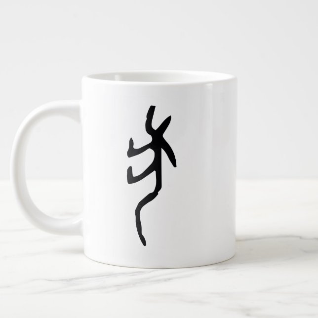 Underbart kinesiskt Zodiac-Hund-#001- Jumbo Mugg (Vänster)