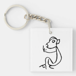 Underbart kinesiskt Zodiac-Monkey-#001-