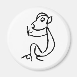 Underbart kinesiskt Zodiac-Monkey#001- Magnet
