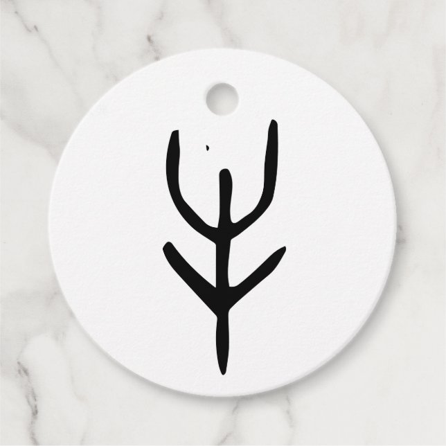 Underbart kinesiskt Zodiac-Ox-#001- Gåvor Etiketter (Framsida)