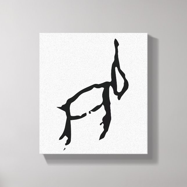 Underbart kinesiskt Zodiac-Rabbit-#001- Canvastryck (Framsida)