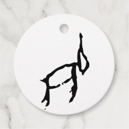 Underbart kinesiskt Zodiac-Rabbit-#001- Gåvor Etiketter