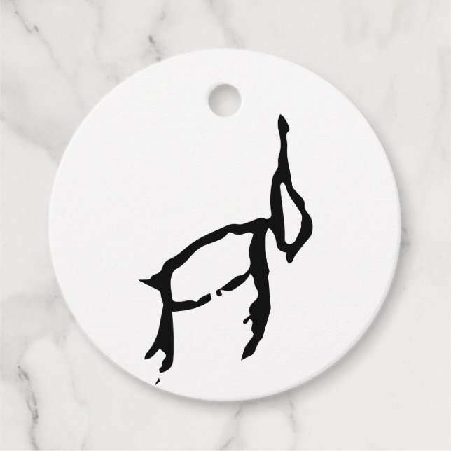 Underbart kinesiskt Zodiac-Rabbit-#001- Gåvor Etiketter (Framsida)