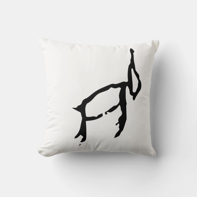 Underbart kinesiskt Zodiac-Rabbit-#001- Kudde (Framsida)